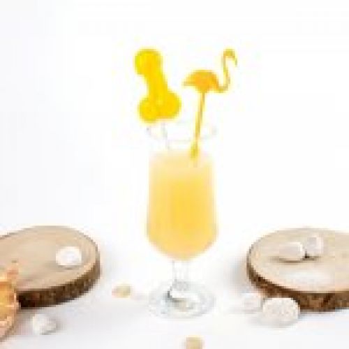 Gominola pene con sabor piña colada