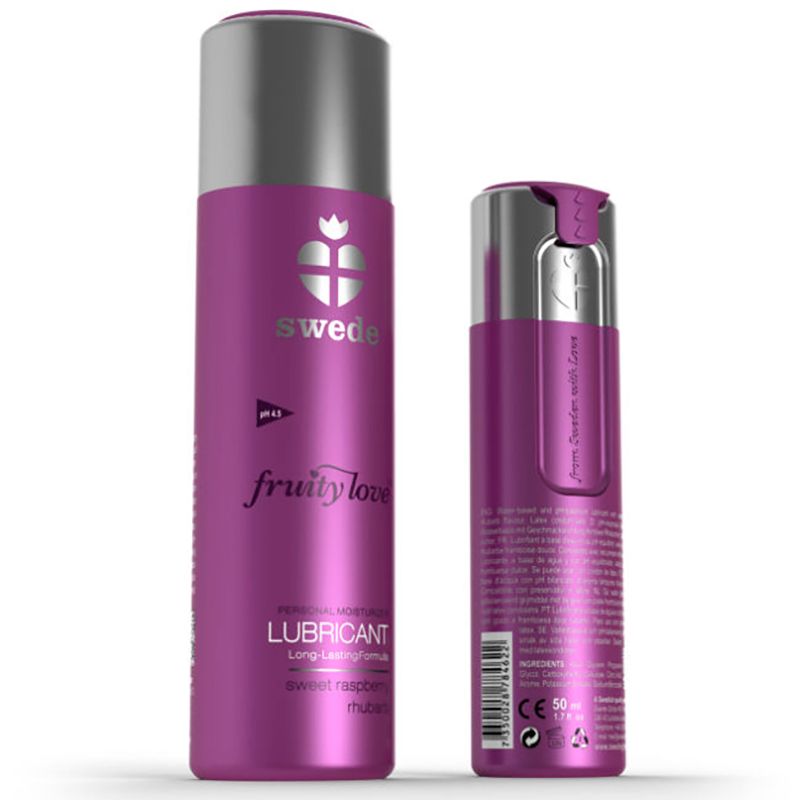 SWEDE   LUBRICANTE FRUITY LOVE FRAMBUESAS Y ACELGA ROJA de SEX QUALITY en OVIEDO, Asturias