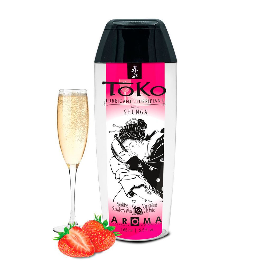 Lubricante TOKO sabor Fresas y Champagne