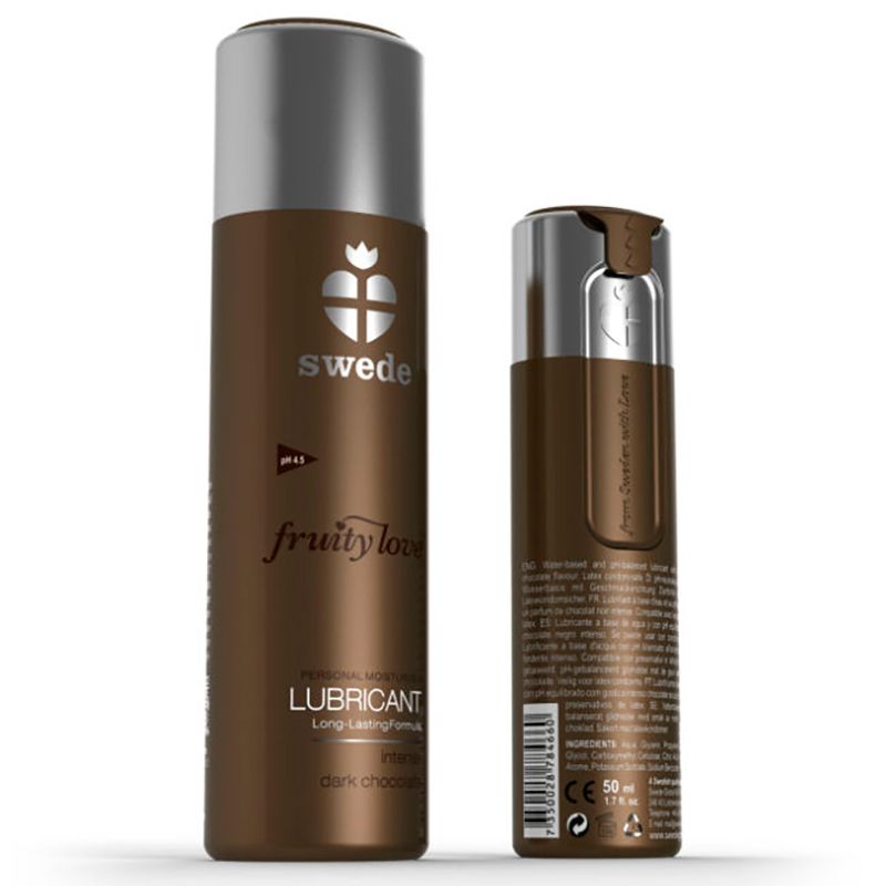 LUBRICANTE SWEDE FRUITY LOVE CHOCOLATE NEGRO INTENSO