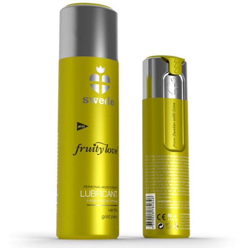 LUBRICANTE SWEDE FRUITY LOVE PERA ORO Y VAINILLA