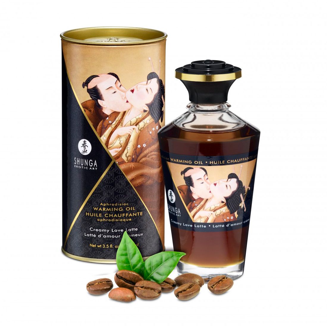 Aceite calor y sabor café Shunga